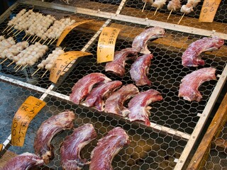 箱根の軒先で売られている新鮮な干物