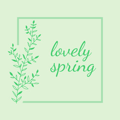 Lovely spring. Floral design