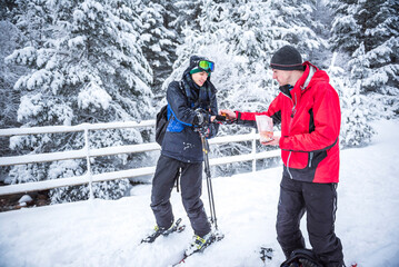 Skiing at CairnGorm Mountain, Glenmore, Cairngorms National Park, Scotland, United Kingdom, Europe