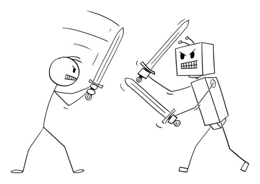 Sword Fighting Stick Figure 