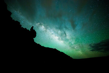 Milky way in Fuencaliente beach, La Palma Island, Canary Islands, Spain © Alberto Gonzalez 