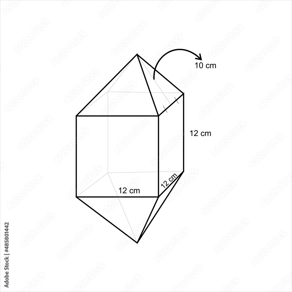 Poster math illustration questions for blocks and pyramids. editable vector in eps 10. basic element questi