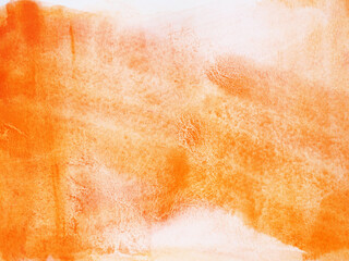 Sand land at the desert, Watercolor stroke and spray on white paper , Abstract background by hand drawn yellow with red with brown and orange color liquid drip on white background