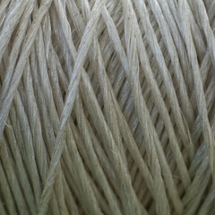 The texture of the wound strong rope passing from light to dark shade.
