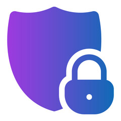 locked gradient icon