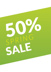 50% spring sale - obrazy, fototapety, plakaty