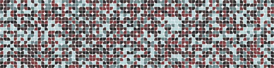 Fototapeta premium Abstract Geometric Pattern generative computational art illustration
