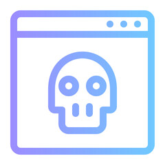 virus gradient icon