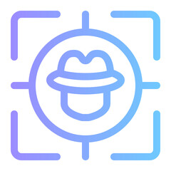 hacker gradient icon