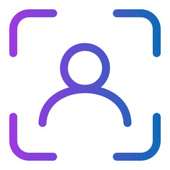 user images gradient icon