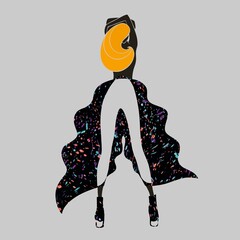 fashionable image with a girl