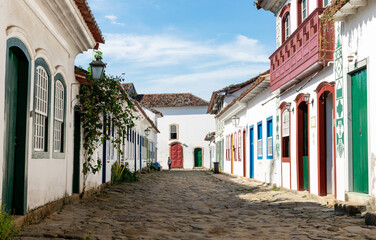 Colonial architecture of Paraty Brazil
