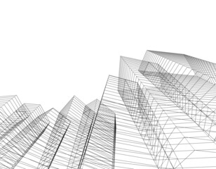 Fototapeta premium abstract architectural design