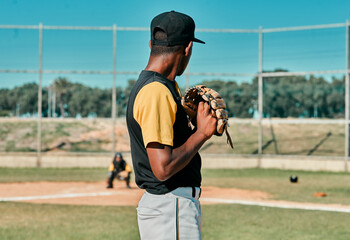 I hope youre ready because I am. Shot of a young baseball player getting ready to pitch the ball...