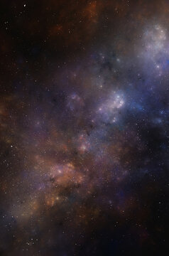 milky way galaxy on the night sky © andreiuc88