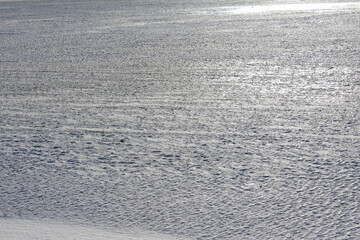 snow on the field