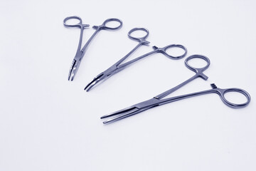 Artery Forceps Isolated on the white background