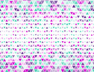 Intricate triangles halftone backdrop. Triangular fade elements banner backdrop. Pixel