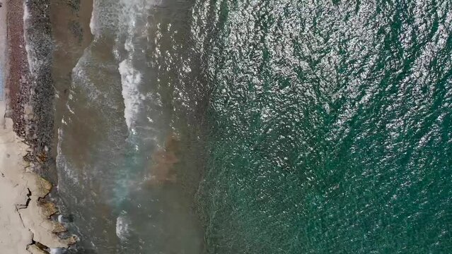 Aerial view of the beach on Kos island