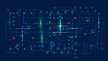 Abstract circuit board technology background in concept of technology, digital, science.