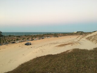 beach at sunset