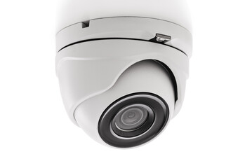 Security Camera isolated on white background with clipping path