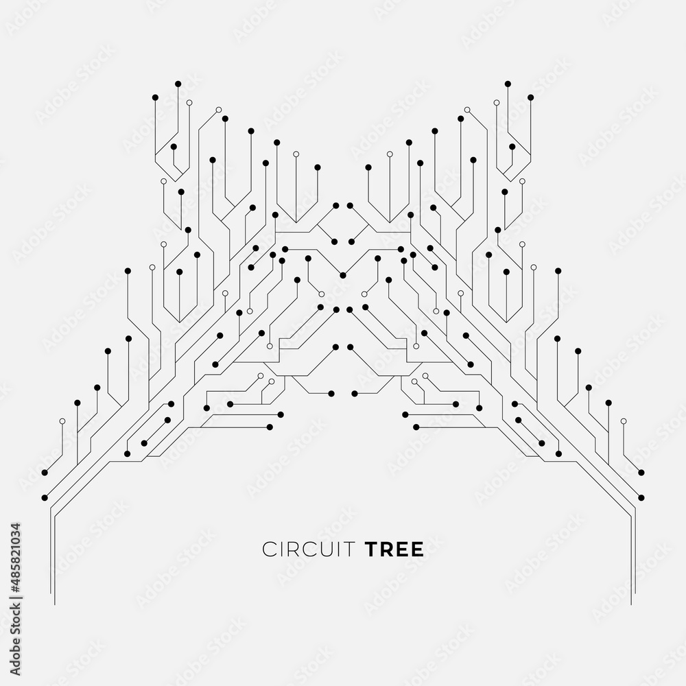 Poster high-tech technology background texture. circuit board vector illustration. cyber circuit future tec