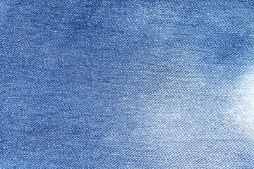 Blue jeans texture. Vintage jeans fabric for background.