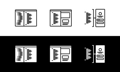 Development icon set