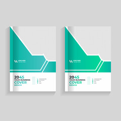Corporate book cover design template