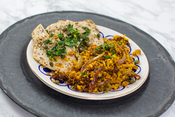 Turkey Escallops with Cauliflower Couscous