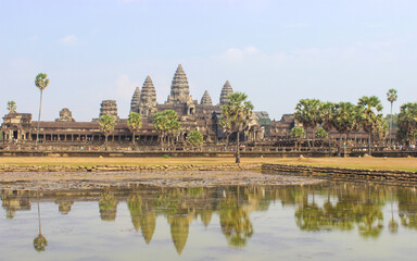 Obraz premium Angkor Thom, Siem Reap, a UNESCO World Heritage Site in Cambodia