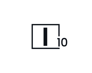 I10, 10I Initial letter logo