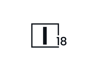 I18, 18I Initial letter logo
