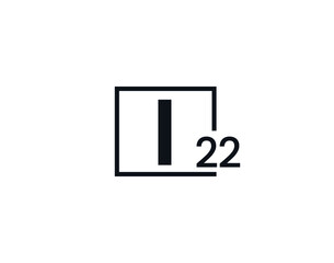 I22, 22I Initial letter logo