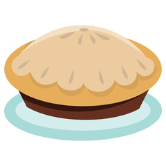 Cartoon Pie Dish