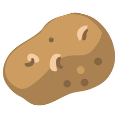 Cartoon potatoes