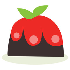 Cartoon Christmas Pudding