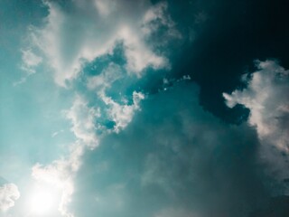 clouds in the sky