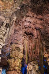 Large chamber in St. Michael's Cave inside the Rock of Gibraltar