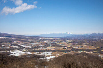 landscape with snow