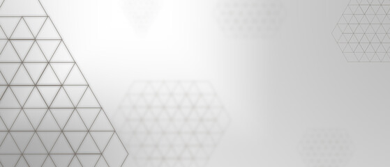 Gray background with abstract shapes. Abstract background with copy space and gray gradient.