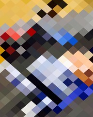 Abstract Colorful Geometrical Artwork,Graphical Art Background Texture,Modern Conceptual Art,
3D Rendering