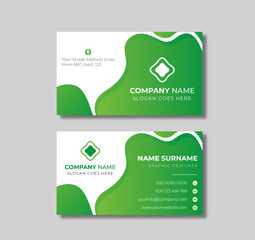 Abstract Creative colorful professional and designer business card