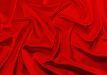 Obraz premium Red satin, silk, texture background.