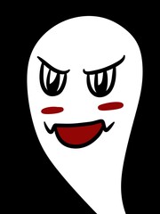 cute ghost cartoon 