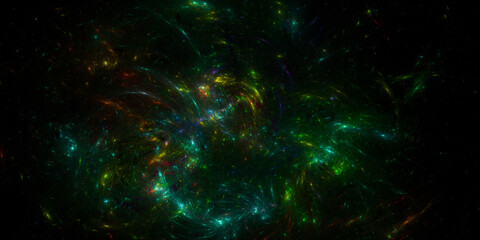 Banner Star field background . Starry outer space background texture . Colorful Starry Night Sky Outer Space background. 3D illustration
