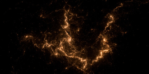 Banner Star field background . Starry outer space background texture . Colorful Starry Night Sky Outer Space background. 3D illustration
