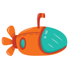 Cartoon Submarine