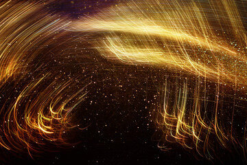 abstract background of holographic light and flare gradient